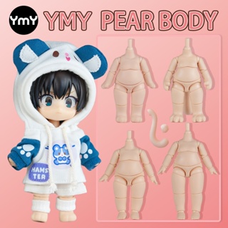 Ymy ลูกแพร์ ร่างกายสัตว์ พร้อมหาง Ob11 อุปกรณ์เสริม สําหรับตุ๊กตา Gsc Head,1/12bjd,Obitsu 11 TX2N