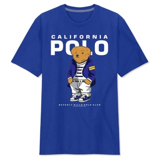 hot [S-5XL] เสื้อยืด Beverly Hills Polo Club เสื้อยืดคอกลมแขนสั้น Clic Bear รุ่นsize: