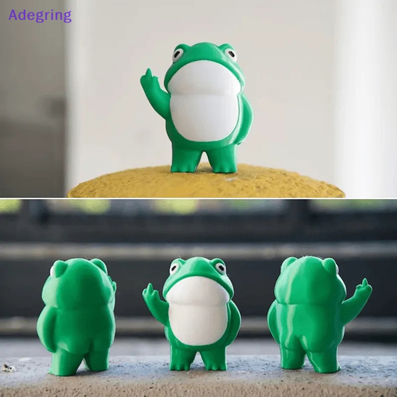 adegring-ฟิกเกอร์เรซิ่น-รูปกบน่ารัก-ขนาดเล็ก-สําหรับตกแต่งบ้าน