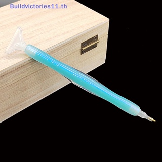 Buildvictories11 ปากกาจับเพชรเรซิ่น 5D 2 17 ชิ้น พร้อมหัวปากกา แบบเปลี่ยน
