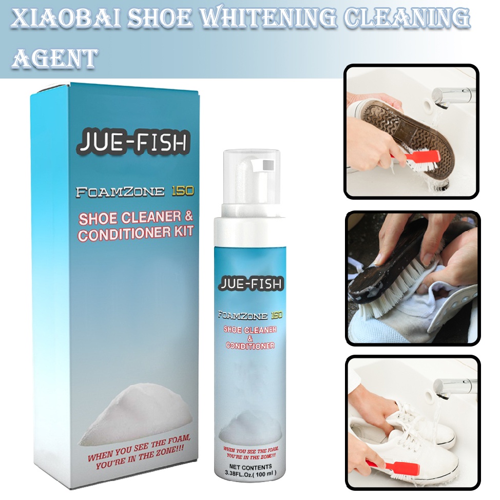 Shoe Cleaner WaterFree Foam Sneaker Cleaner for White Shoe Suede Boot