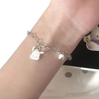 Spot second hair# papaya Bell bracelet female student girlfriends sweet cute girl heart bracelet niche design sense birthday gift 8cc