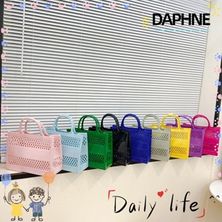 Daphne กระเป๋าถือ ตะกร้าช้อปปิ้ง แบบพกพา เหมาะกับเดินชายหาด แฟชั่นฤดูร้อน