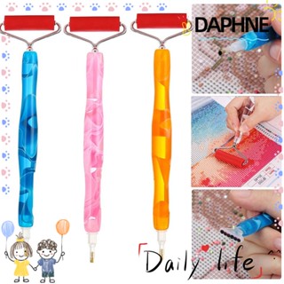 Daphne ปากกาปักครอสสติตช์คริสตัล รูปเพชร 5D สําหรับตกแต่งเล็บ DIY