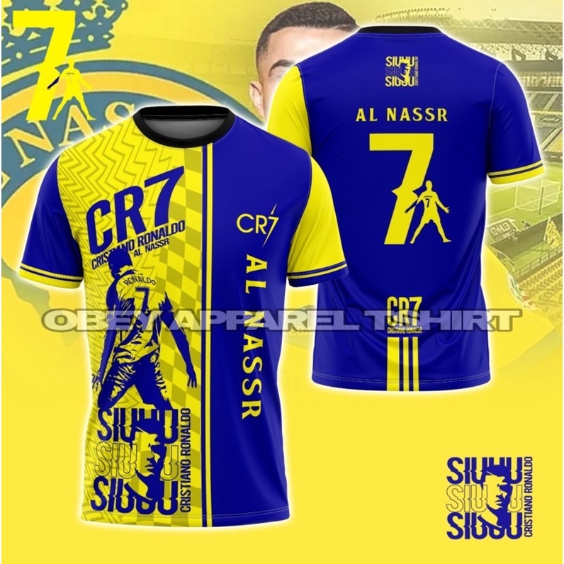 เสื้อกีฬาแขนสั้น-ลายทีม-cristiano-ronaldo-al-nassr-sublimation-baju-cr7