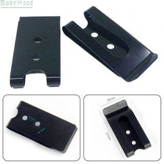 【Big Discounts】Belt Clip Hook 2pcs Flat Base Manganese Steel Securing Clip Accessories#BBHOOD