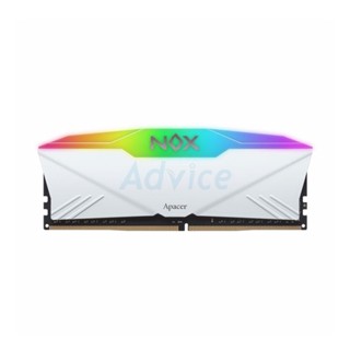 RAM DDR4(3200) 8GB APACER NOX RGB WHITE (AH4U08G32C28YNWAA-1)