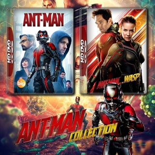 แผ่น Bluray หนังใหม่ Ant-Man มนุษย์มดมหากาฬ 1-2 Bluray หนัง มาสเตอร์ เสียงไทย (เสียง ไทย/อังกฤษ ซับ ไทย/อังกฤษ) หนัง บลู