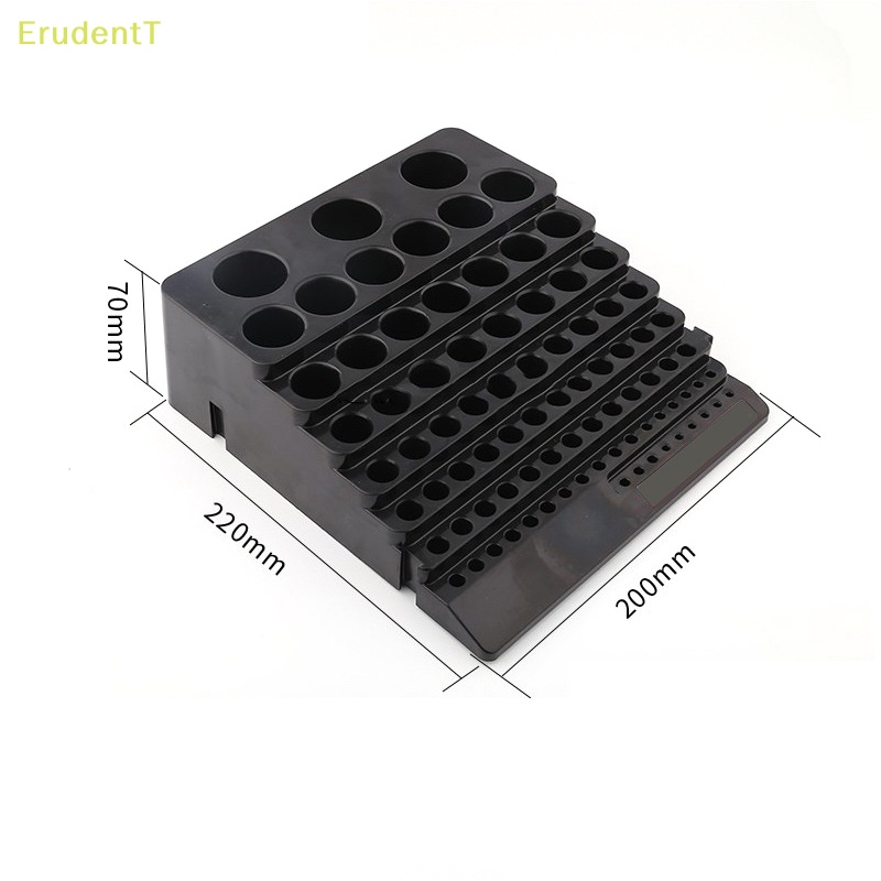 erudentt-กล่องเก็บดอกสว่านมิลลิ่ง-สีดํา-ใหม่