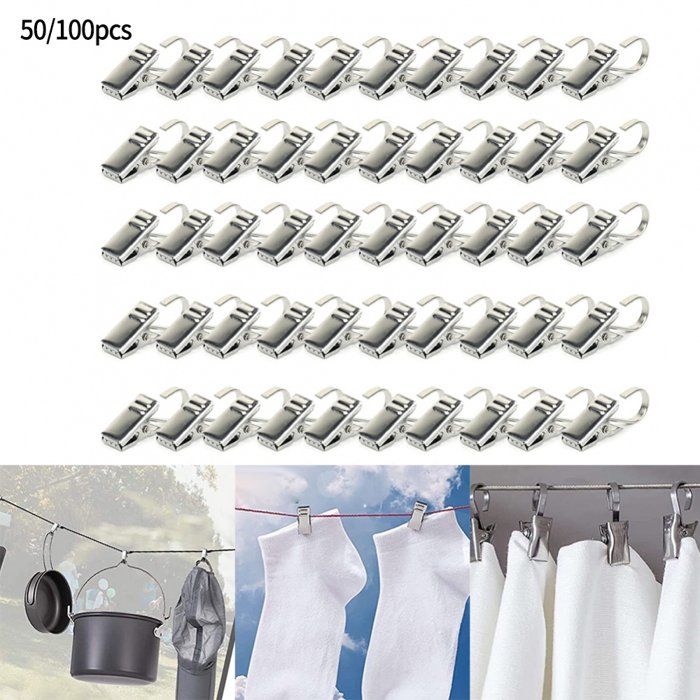 curtain-clip-drapery-durable-holder-hook-magnetic-rugged-stainless-steel