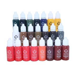 Spot second hair# Biotouch Baode body eyebrow tattoo color material embroidery color material eyebrow tattoo lip tattoo eyeliner color material 15ml single bottle beauty makeup 8.cc