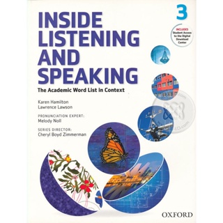 Bundanjai (หนังสือเรียนภาษาอังกฤษ Oxford) Inside Listening & Speaking 3 : Students Book (P)