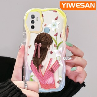 เคสโทรศัพท์มือถือ ซิลิกาใส กันกระแทก ลายผีเสื้อ เด็กผู้หญิง สําหรับ OPPO A53 2020 4G A53s 4G A32 A33 2020 A11s