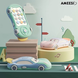 Ameesi โทรศัพท์มือถือของเล่นน่ารักฉายภาพเพลงที่ทนทานของเล่นสําหรับทารก