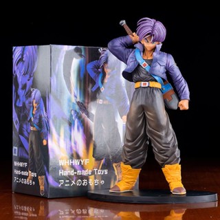 โมเดลฟิกเกอร์ Dragon Ball Trunks Super Saiyan เหมาะกับของขวัญวันเกิด สําหรับตกแต่ง