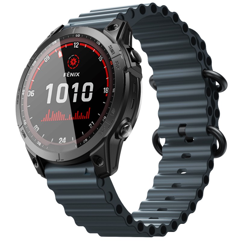 สายนาฬิกาข้อมือซิลิโคน-แบบปลดเร็ว-สําหรับ-garmin-fenix7x-6x-5x-22-มม-26-มม