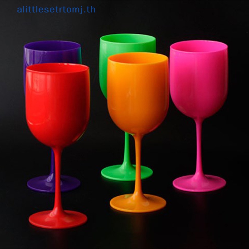 alittlese-แก้วไวน์พลาสติก-pp-ใช้ซ้ําได้-ปลอดภัย-สําหรับปาร์ตี้