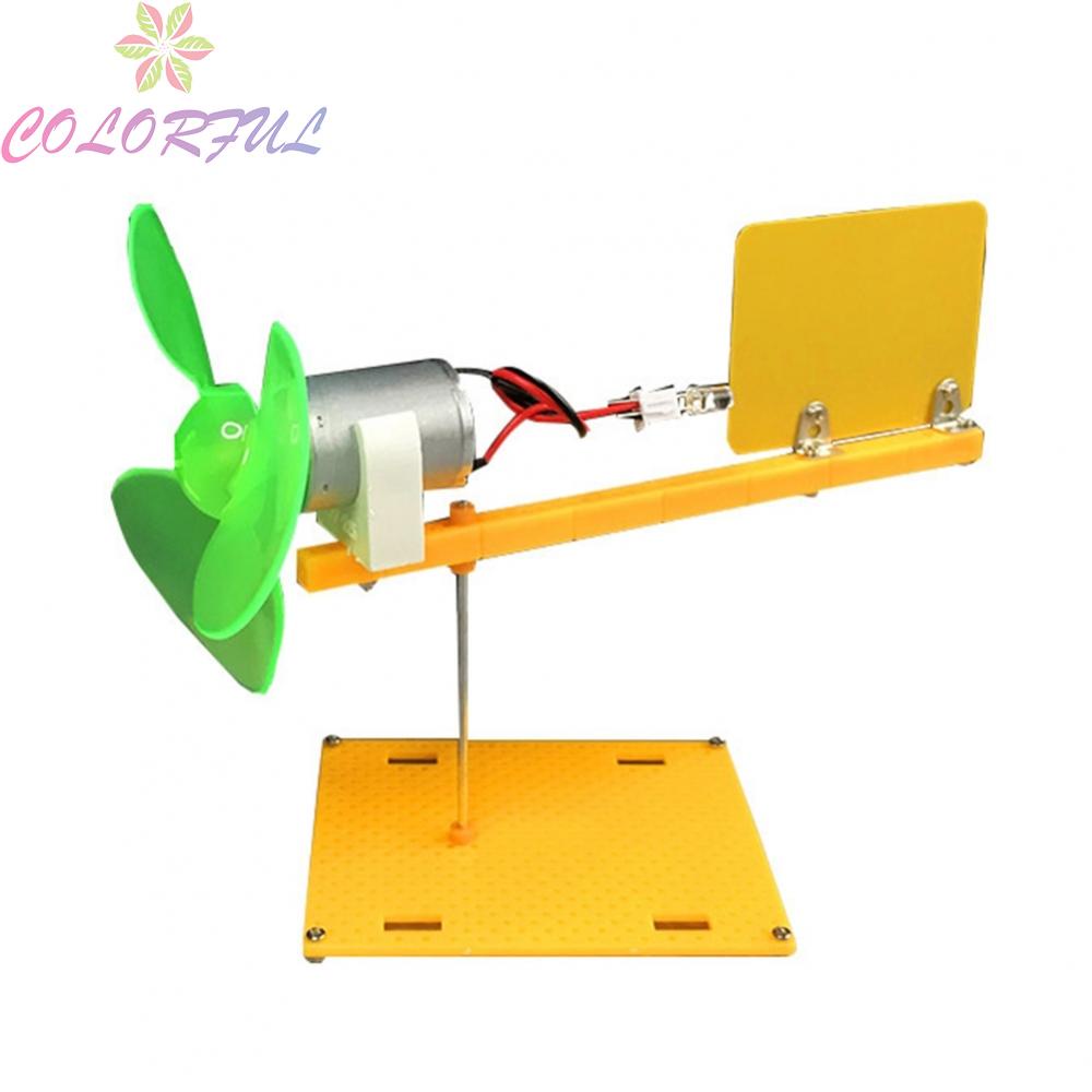 【COLORFUL】Wind Turbine Generator Kit Micro DC Generator With Holder