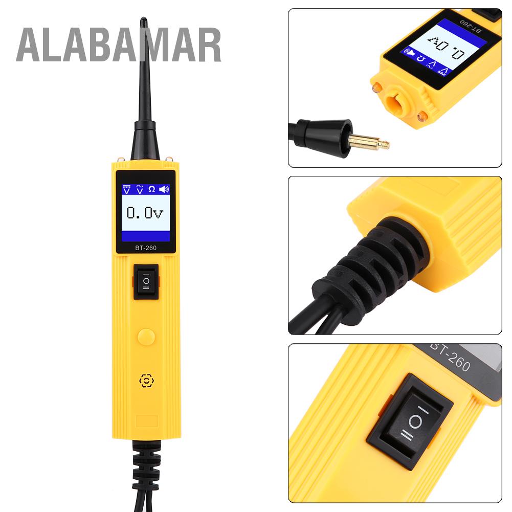 alabamar-เครื่องทดสอบวงจรรถยนต์รถยนต์เครื่องมือวิเคราะห์ระบบไฟฟ้า-power-probe-voltage-test