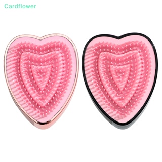 &lt;Cardflower&gt; แปรงหวีผม รูปหัวใจ ป้องกันไฟฟ้าสถิตย์ สีแคนดี้ สําหรับร้านทําผม