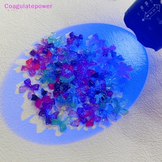 Coa อุปกรณ์ตกแต่งเล็บ โบว์น้ําแข็ง ไล่โทนสี 3D สีแคนดี้ สําหรับตกแต่งเล็บ DIY 30 ชิ้น