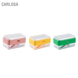 CARLOSA Multifunctional Soap Foaming Box Decorative Case Storage Drainage Tray Dish for Bathroom
