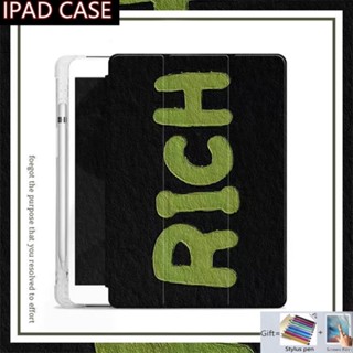 เคส ลายดินสอ สําหรับ IPad Air 4 Air 5 2022 IPad Pro 9.7 10.5 11 12.9 2020 2021 IPad 9th 10.2 7th 8th 10th Mini 6 5 4 3 2 1 9.7 10.5 10.9 เคส