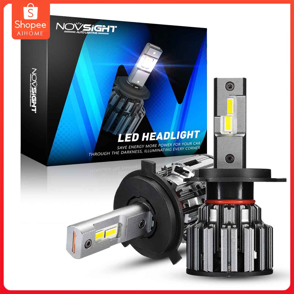 novsight-f03-สําหรับติดรถยนต์-car-led-headlight-bulb-h11-h7-h4-9005-ไฟ-led-15000lm-80w-6000k-ไฟหน้ารถ-ไฟตัดหมอกรับประกัน