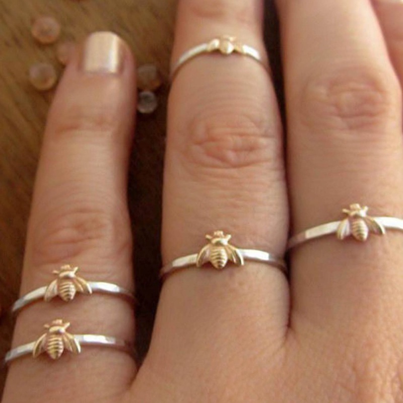 fancy-แหวนเครื่องประดับ-อินเทรนด์-สําหรับผู้หญิง-ผึ้งน้อยน่ารัก-แหวนน่ารัก-ปาร์ตี้-ของขวัญเด็กผู้หญิง