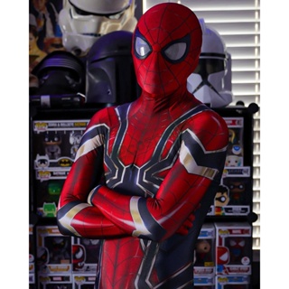 ชุดจั๊มสูท คอสเพลย์ Spiderman Far From Home Zentai 3D สําหรับเด็ก ผู้ใหญ่