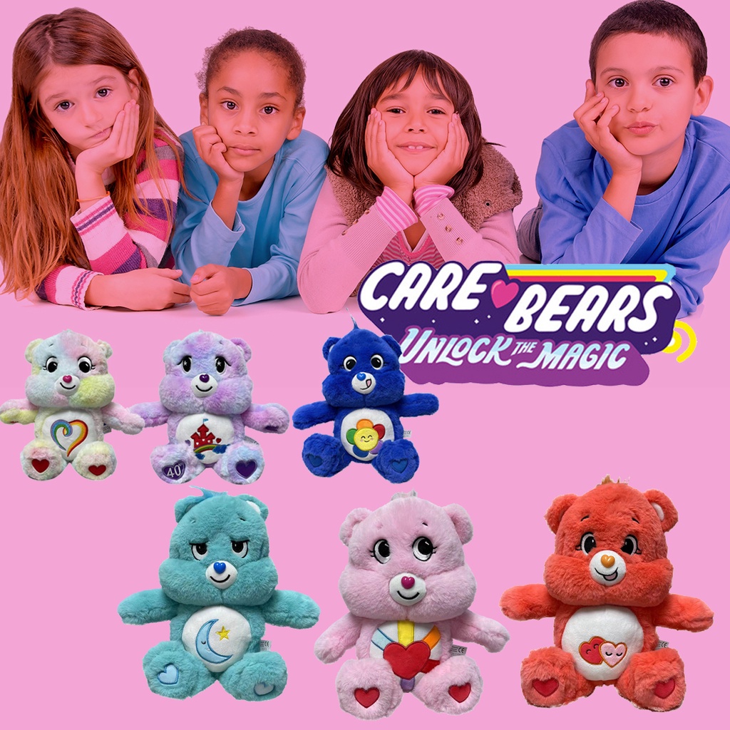 แคร์แบร์-care-bears-ขนาด-35cm-ตุ๊กตา-แคร์แบร์-ตุ๊กตาหมี-care-bear-funshine-grumpy-cheer-share-bear