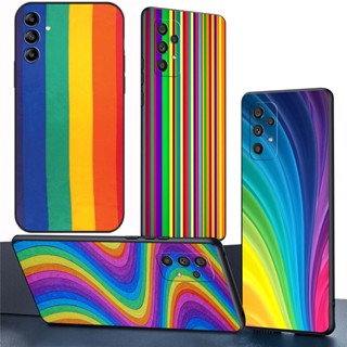 เคสโทรศัพท์ ซิลิโคนนิ่ม TPU ลายสีรุ้ง BS45 สําหรับ Samsung Galaxy S23+ A23 5G A14 A24 4G F13 F14 M13 5G M14 M54