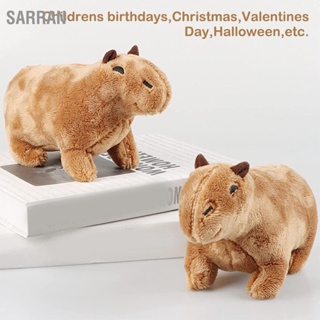 SARRAN 30ซม. ตุ๊กตา Capybara ยัดไส้ผ้าฝ้าย PP สัมผัสนุ่มสูงจำลองของเล่นตุ๊กตาสัตว์นุ่ม