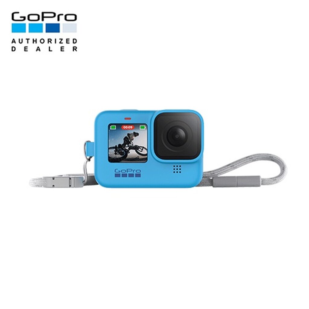 GoPro 13 / 12 / 11 / 10 / 9 Sleeve + Lanyard Blue ซิลิโคนพร้อมสายคล้อง ...