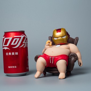 [พร้อมส่ง] ของเล่นเด็ก ตุ๊กตา Avengers GK Fat Boy Fat House Iron Man เรืองแสงได้ สําหรับตกแต่งบ้าน ออฟฟิศ