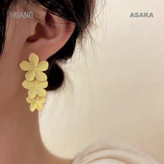 Asaka ต่างหูดอกไม้ หวานแหวว อารมณ์ ออกแบบต่างหู