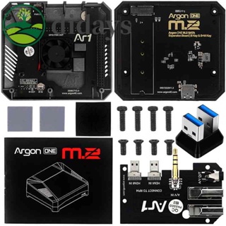 Argon One M.2 อะแดปเตอร์ SSD อลูมิเนียมอัลลอยด์ สําหรับ Raspberry Pi 4B