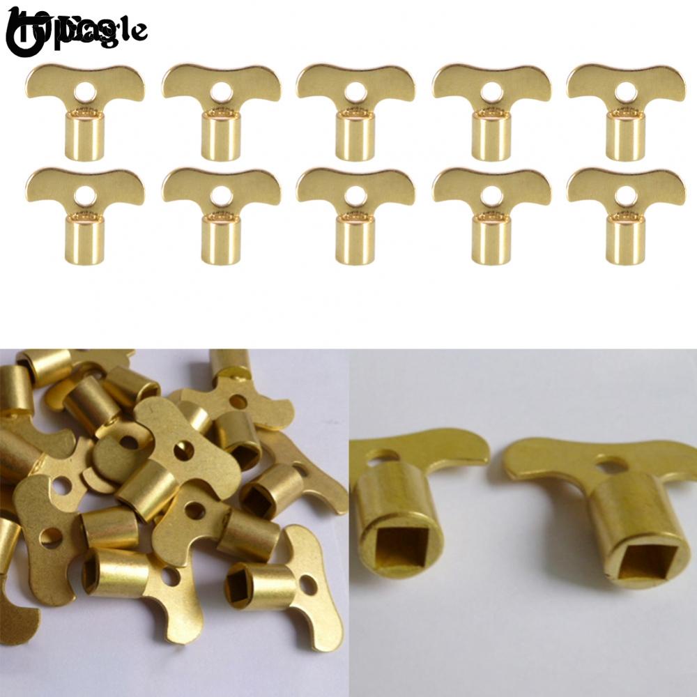 2023-faucet-key-10pcs-set-7mm-accessories-brass-gold-color-key-clock-type-key