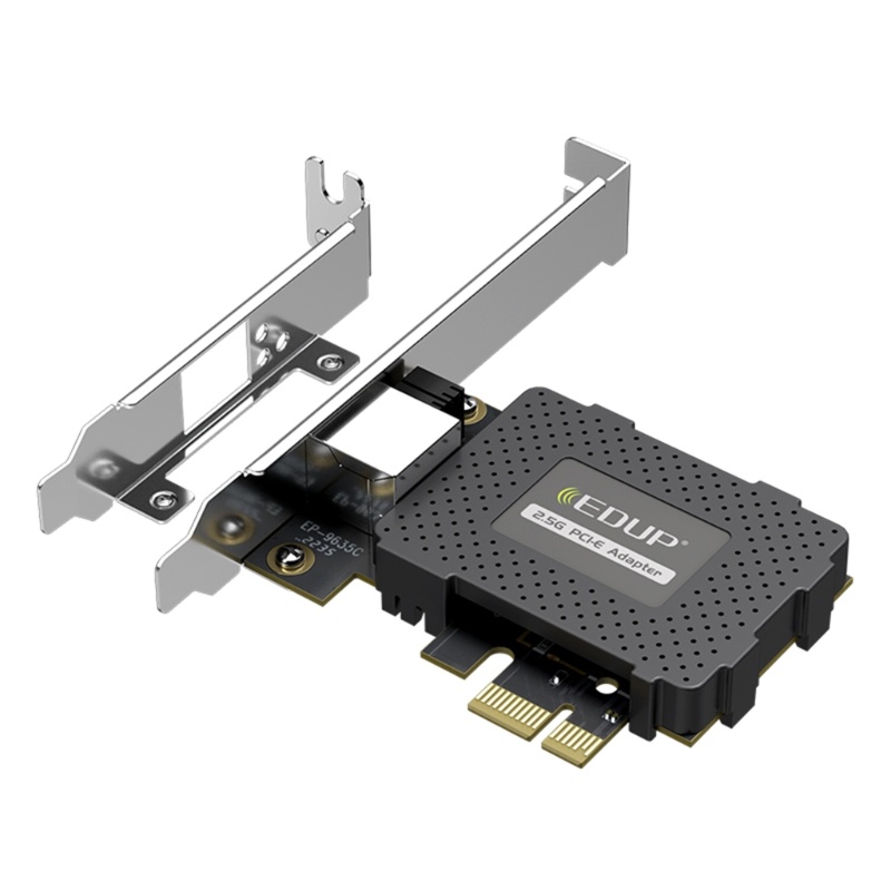 cre-อะแดปเตอร์การ์ดอีเธอร์เน็ต-pci-e-gigabit-edup-10-100-1000m-2-5gbps-rj45-lan