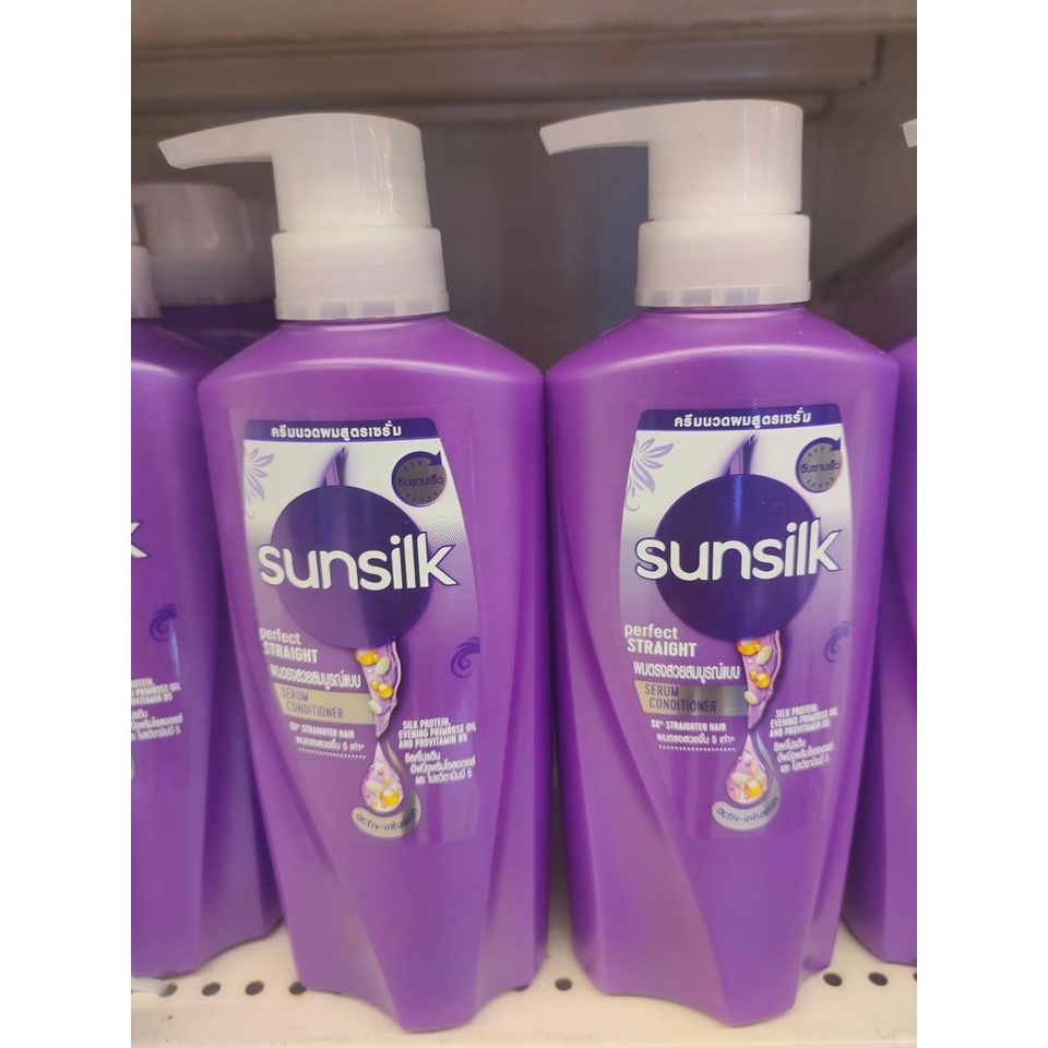 ซันซิลขวดสีม่วงผมตรงสวยสมบูรณ์แบบ Sunsilk purple bottle perfect