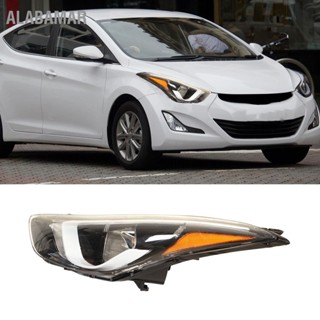 ALABAMAR ไฟหน้ารถไม่มีหลอดไฟเปลี่ยนอุปกรณ์เสริมไฟหน้าอัตโนมัติสำหรับ Hyundai Elantra Coupe Sedan