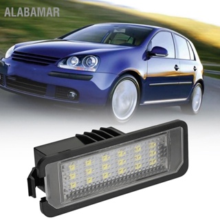 ALABAMAR 2 ชิ้น 3528SMD รถ LED ไฟป้ายทะเบียนข้อผิดพลาดฟรีหลอดไฟหลอดไฟสำหรับ EOS