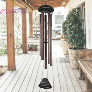 【COLORFUL】36Inch Outdoor Metal Tube Deep Tone Resonant Bass Sound Church Bell Wind Chime Brand New