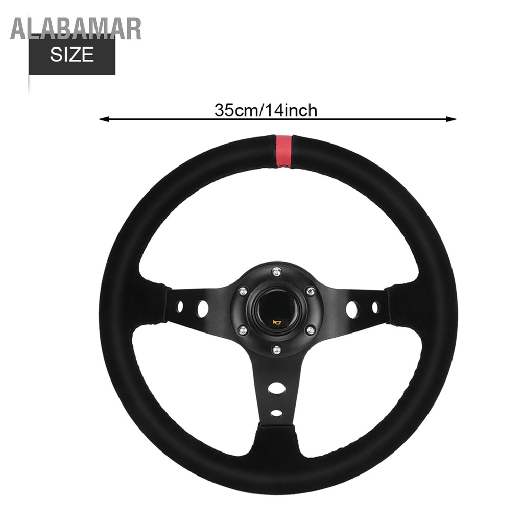 alabamar-universal-35-ซม-14-นิ้ว-6-bolts-auto-car-racing-พวงมาลัยพร้อมแตร