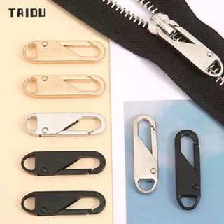 TAIDU รื้อหัวซิป แท็บเล็ตดึงกิจกรรมสากล สปริงล็อคดึงโลหะ ฟิล์มซิปซ่อมกระเป๋า กระเป๋า อุปกรณ์