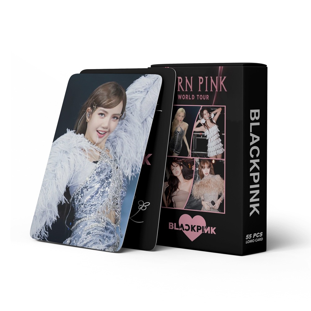 โปสการ์ดอัลบั้มรูปภาพ-black-pink-2023-world-tour-สีดํา-สีชมพู-จํานวน-55-ชิ้น-ต่อกล่อง