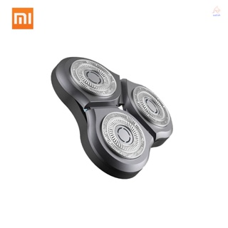 หัวใบมีดโกนหนวดไฟฟ้า แบบสองชั้น กันน้ํา สําหรับ Xiaomi Mijia S300 S500 S500C