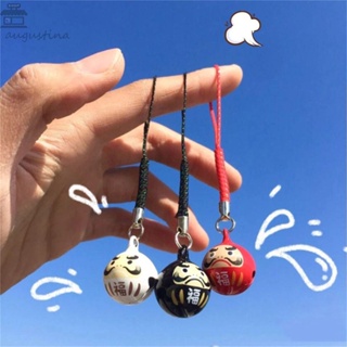 AUGUSTINA Smartphone  Charm Bells Pendant Jewelry Craft Keyring Japan Daruma Valentines Day Gift Smartphone Charms Bag Pendants Phone Accessory DIY Trinkets Water Bells Key Chain/Multicolor