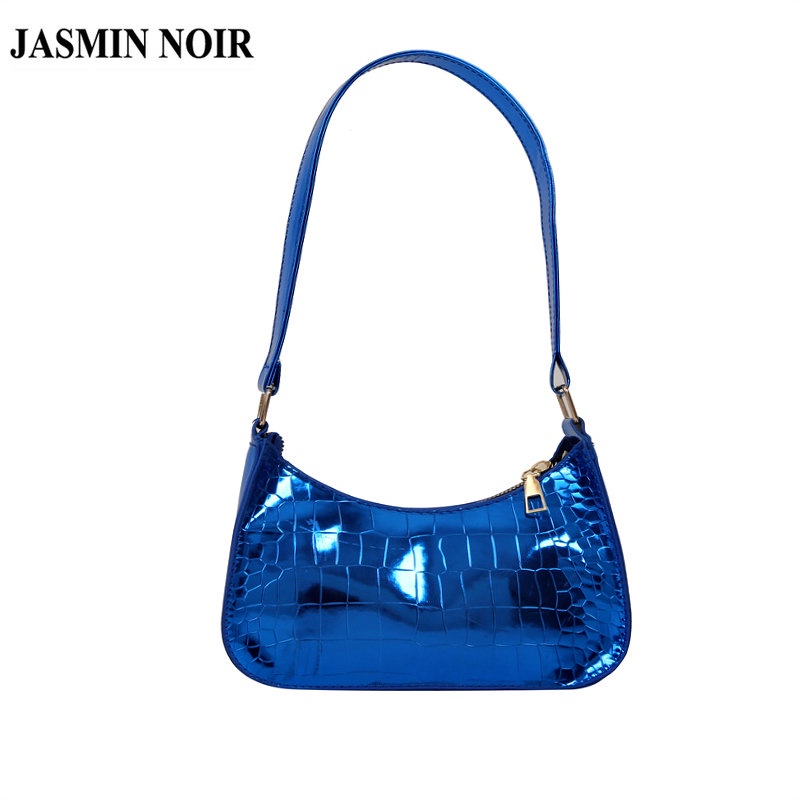 Jasmin NOIR สิทธิบัตร หนังจระเข้ รูปแบบ กระเป๋าสะพายไหล่ กระเป๋าถือ