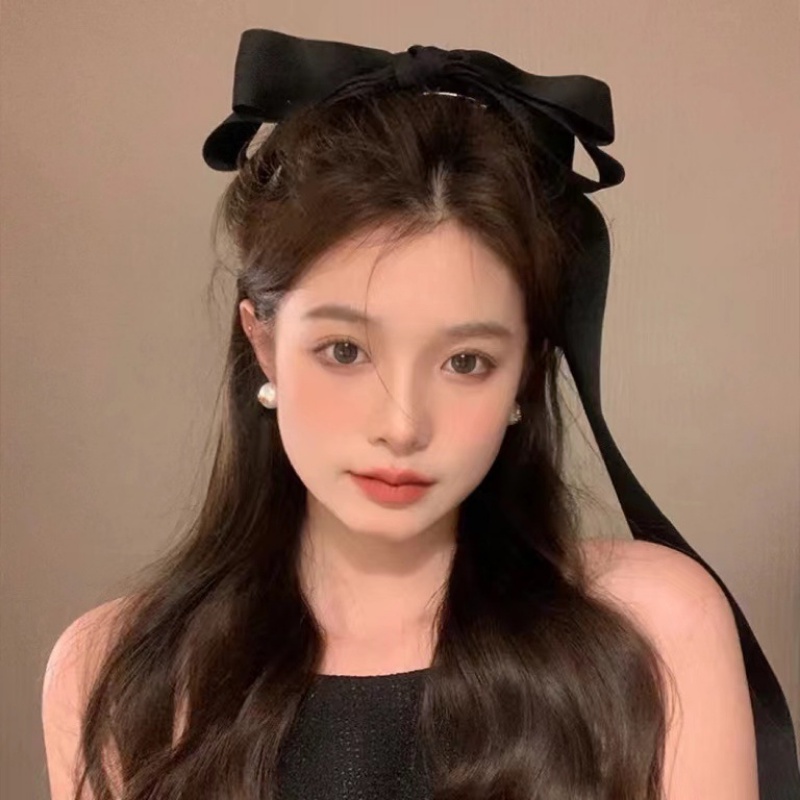 กิ๊บติดผม-แบบริบบิ้นยาว-สองชั้น-ประดับโบว์-รูปผีเสื้อ-แบบเรียบง่าย-แฟชั่นยอดนิยม-สไตล์เกาหลี-สําหรับผู้หญิง